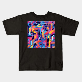 Pixel Art Repeating Pattern Kids T-Shirt